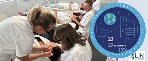 Formation lors de la semaine mondiale de r&eacute;flexologie &agrave; EIR Toulouse