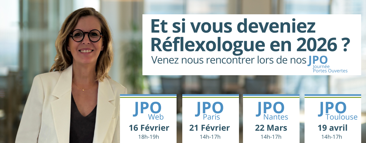 Portes ouvertes formation réflexologie EIR Paris Nantes Toulouse