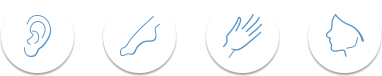 icones de réflexothérapie